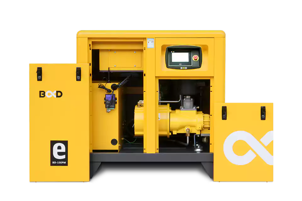 Variable-speed air compressor