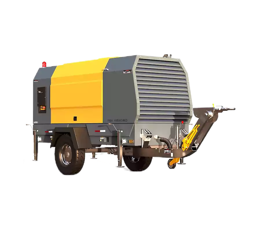 Portable Diesel Rotary Screw Air Compressor