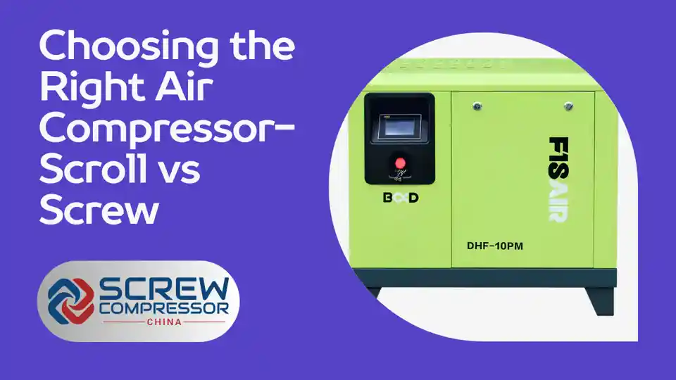Auswahl des richtigen Luftkompressors – Scroll- oder Schraubenkompressor