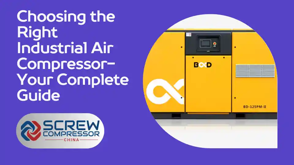 Valg af den rigtige industrielle luftkompressor - din komplette guide