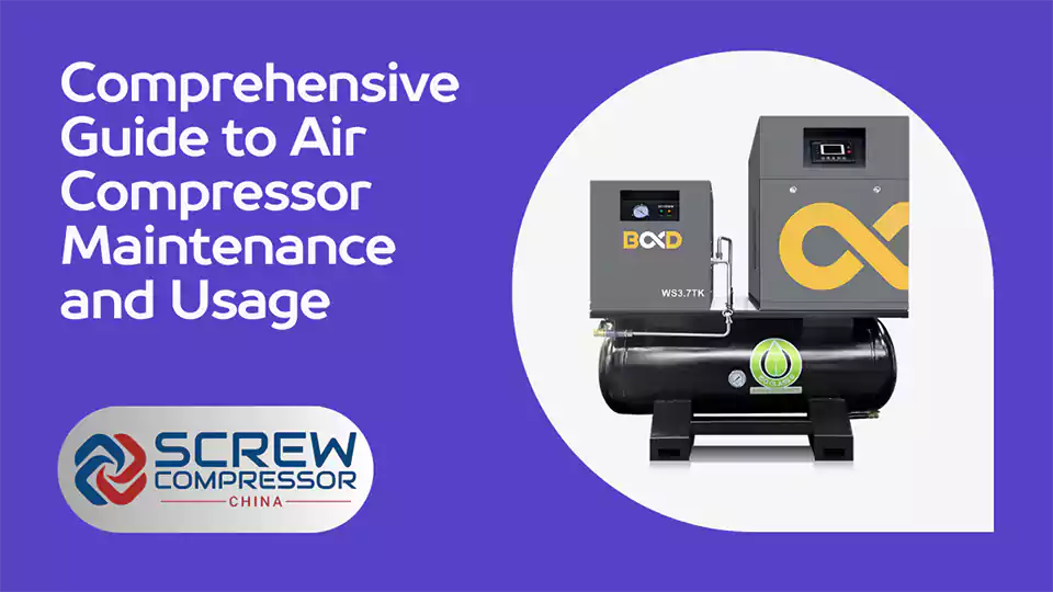 Omfattende guide til vedligeholdelse og brug af luftkompressorer