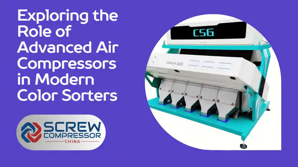 Udforsk rollen af ​​avancerede luftkompressorer i moderne farvesortering
