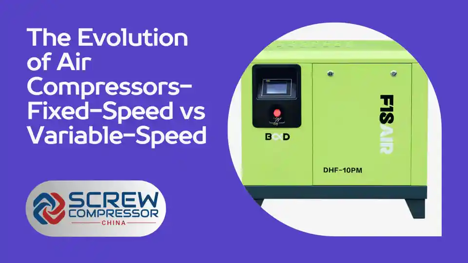 A evolução dos compressores de ar - velocidade fixa versus velocidade variável
